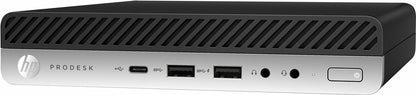 HP ProDesk 600 G4 Mini | Intel Core i5-8500T | 8GB RAM | 256GB SSD | 2x DisplayPort | Windows 11 Professional | Refurbished Silver - Matmuis - Matmuis