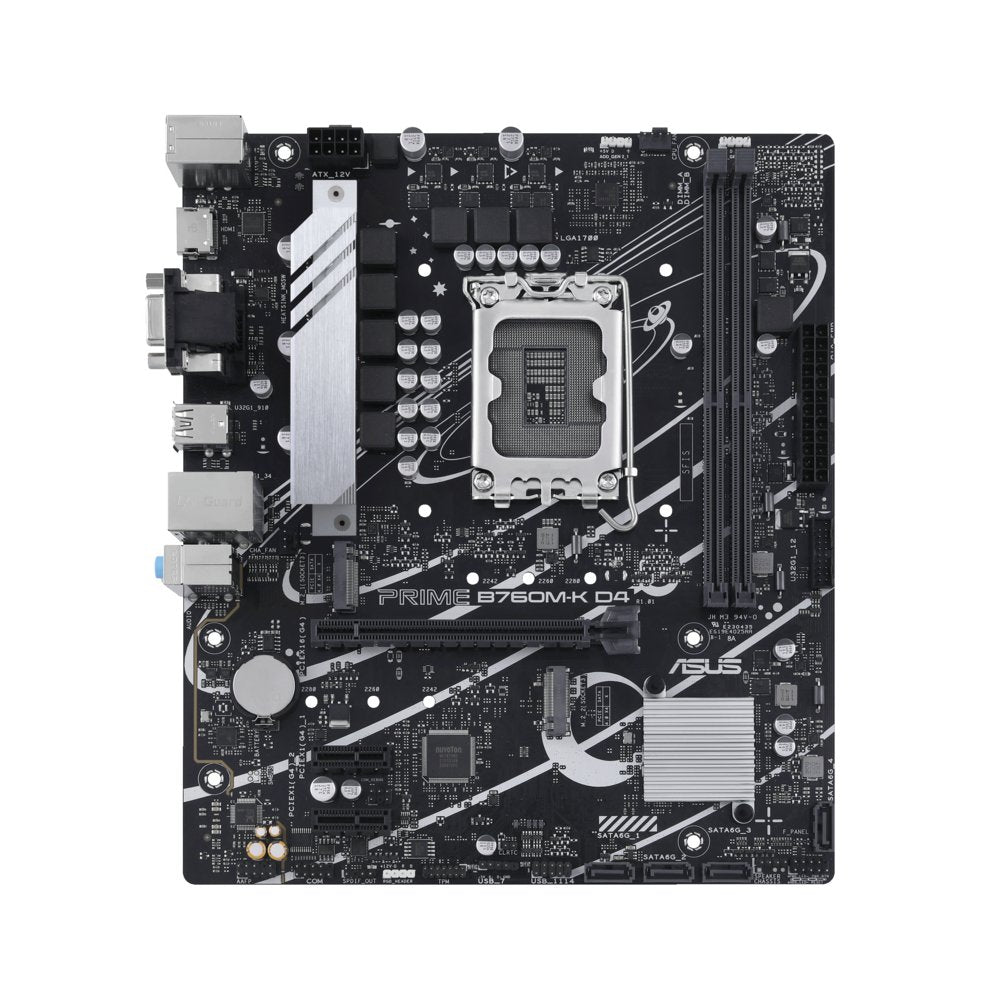 ASUS PRIME B760M-K D4 | Socket LGA 1700 | Intel B760 | 2xDDR4 | Micro-ATX | Moederbord - Matmuis - Matmuis