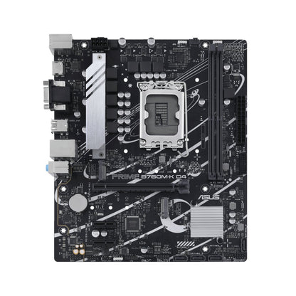ASUS PRIME B760M-K D4 | Socket LGA 1700 | Intel B760 | 2xDDR4 | Micro-ATX | Moederbord - Matmuis - Matmuis