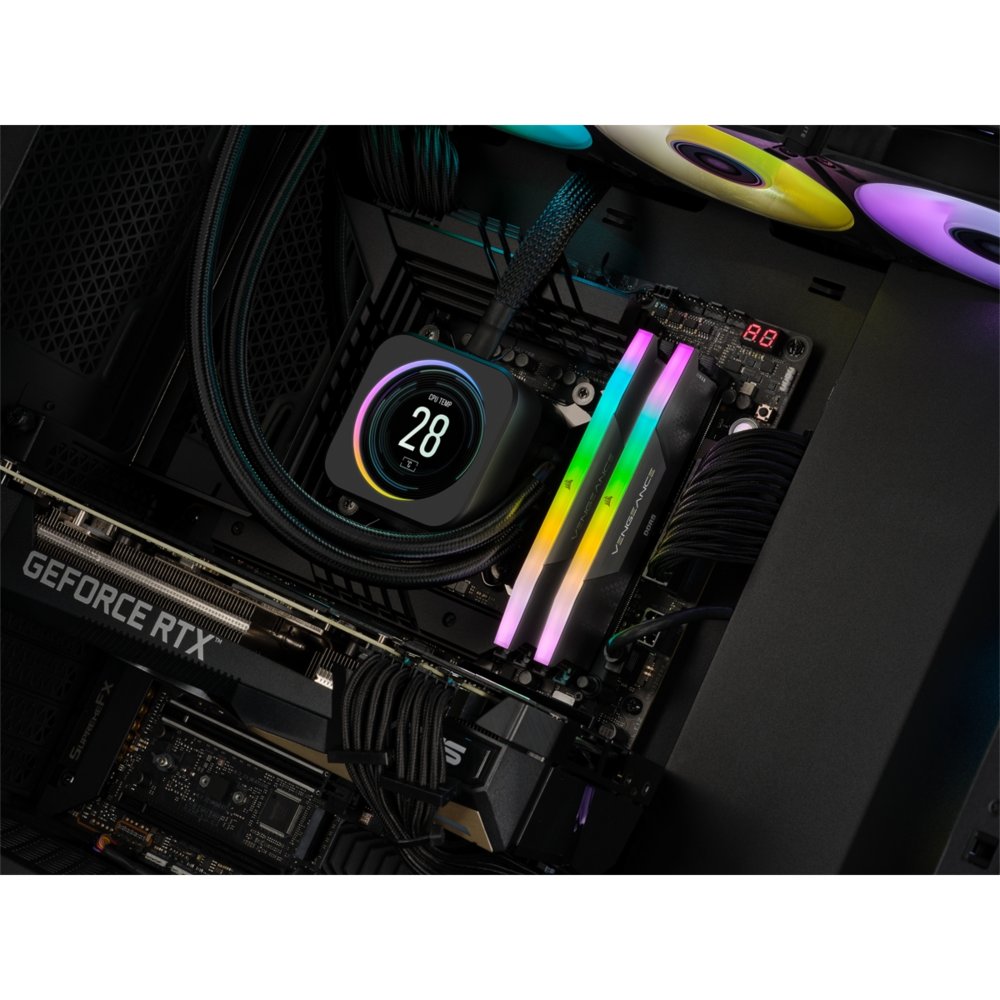 Corsair Vengeance RGB | 32GB 2x16GB | DDR5 | 6000MHz | CL36 | DIMM | Geheugenmodule | RAM - Matmuis - Matmuis
