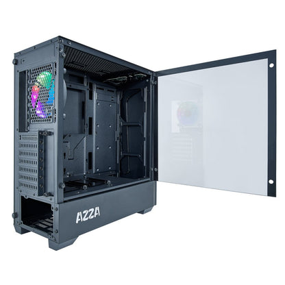 Azza Apollo 430 RGB | Midi Tower Case | Zwart - Matmuis