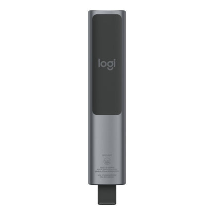 Logitech Spotlight Presenter | Draadloos | Bluetooth & USB 2.4 GHz | Bereik tot 30 meter | Grijs - Matmuis - Matmuis