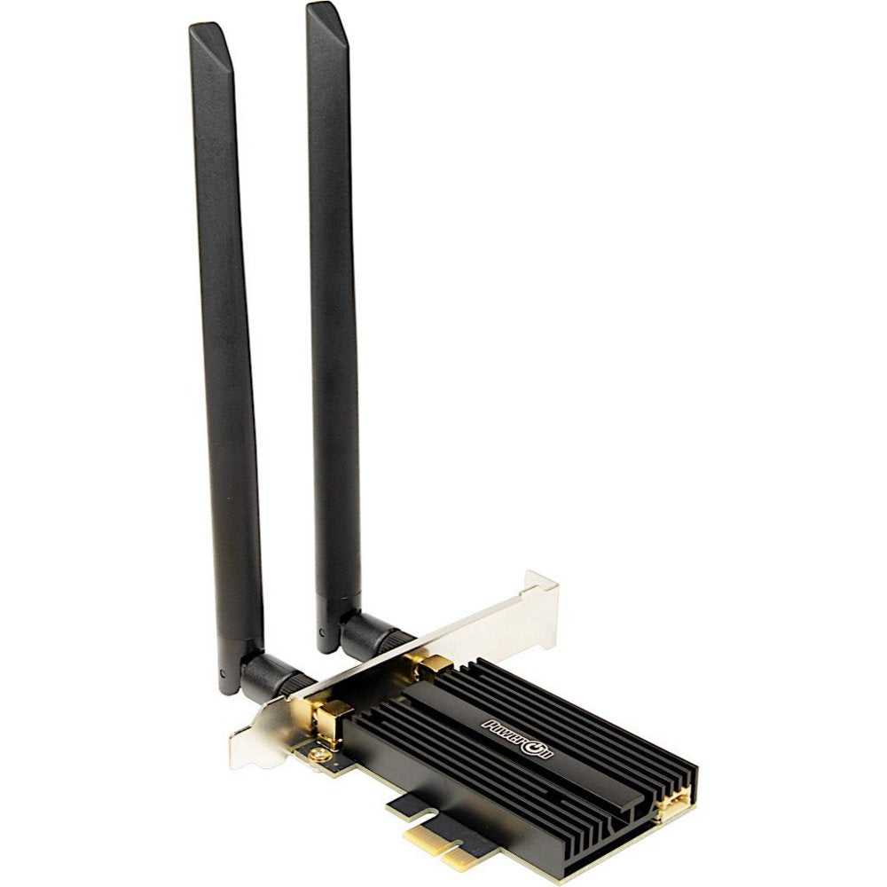 Inter-Tech DMG-36 Interne Adapter | WLAN: 802.11 a/b/g/n/ac/ax (Wi-Fi 6E) | Tot 5400 Mbit/s | Bluetooth 5.2 - Matmuis - Matmuis