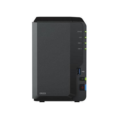 Synology DiskStation DS223 NAS | 2 Drive Bays | 1x Gigabit Ethernet | Zwart - Matmuis - Matmuis