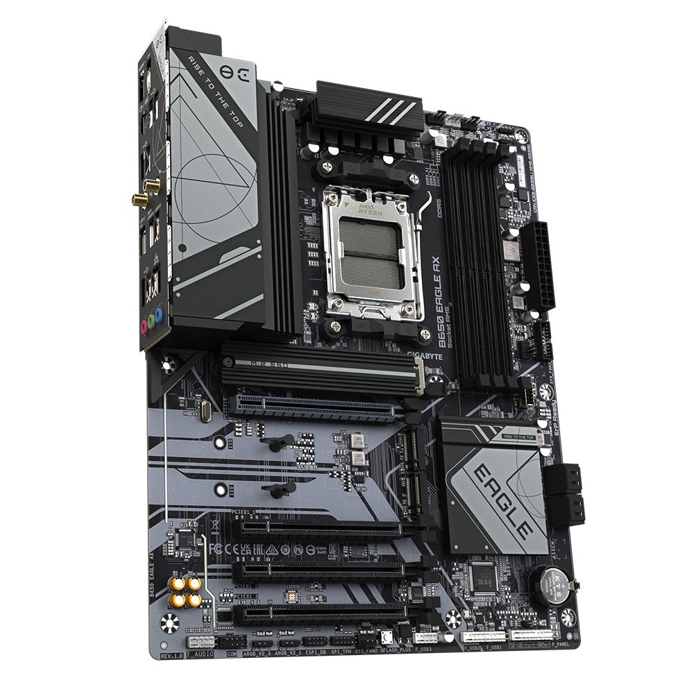 GIGABYTE B650 EAGLE AX | AMD B650 | Socket AM5 | 4x DDR5 | Wi-Fi 6E | ATX Moederbord