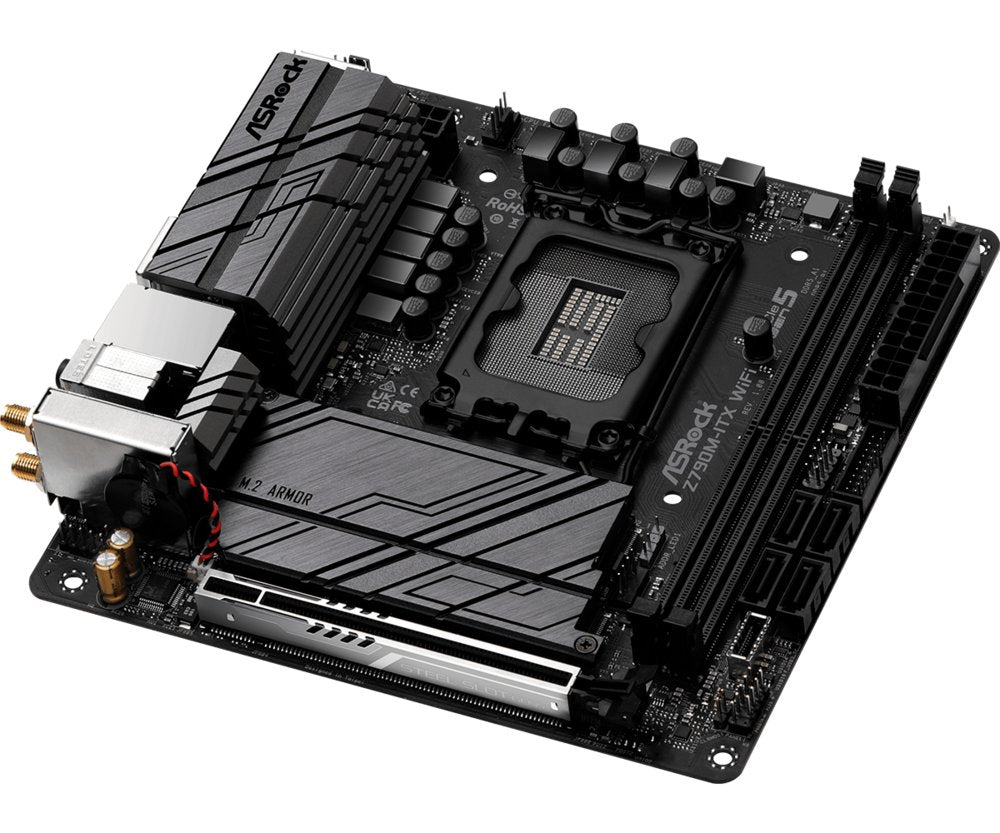 Asrock Z790M-ITX WiFi | Socket LGA 1700 | Intel Z790 | 2xDDR5 | Mini-ITX | Moederbord - Matmuis - Matmuis