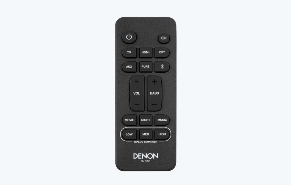 Denon DHT-S217 | Soundbar | 2.1 Kanalen | Dolby Atmos | Ingebouwde Subwoofers | Zwart