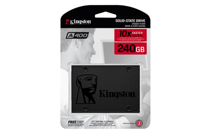 Kingston A400 | 240GB SATA SSD | 2.5'' | 500MB/s Lezen | 350MB/s Schrijven - Matmuis