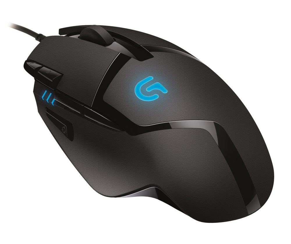 Logitech G402 Hyperion Fury | Bedrade Gaming Muis | Rechtshandig | USB-A | 4000 DPI | Zwart - Matmuis - Matmuis