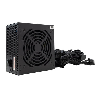 SBOX Voeding | 400W | 120 mm Fan | 140 mm Lengte | 24-pin + 4/8-pin CPU | 3× SATA | PCI-E 6-pin | Molex | Zwart Metaal | RETAIL - Matmuis