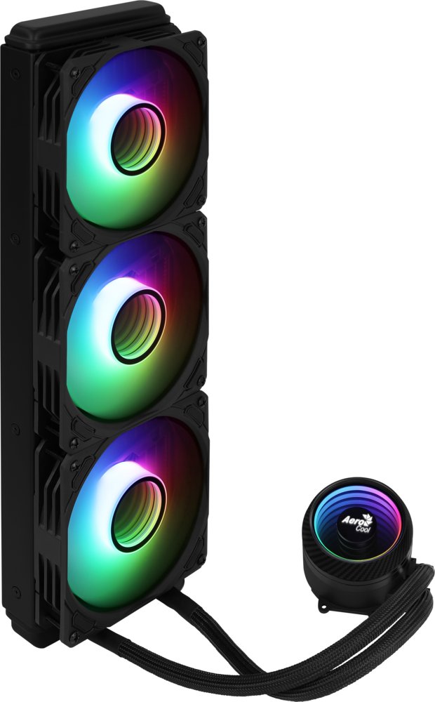 Aerocool Mirage L360 3 x 120MM ARGB RGB/GAMING Waterkoeler - Matmuis