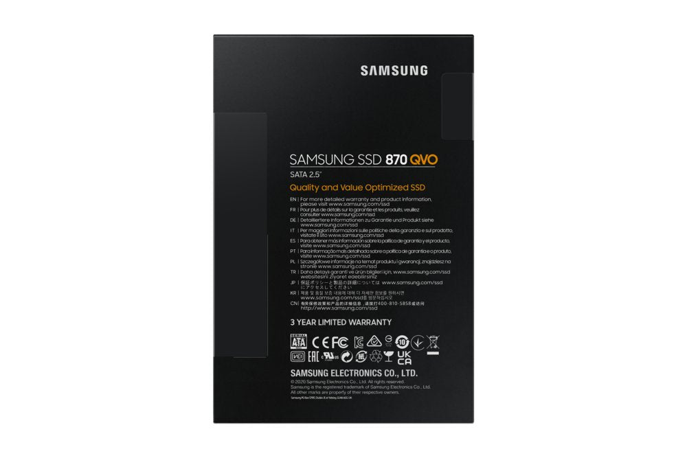 Samsung 870 QVO | 1TB SATA SSD | 2.5'' | 560MB/s Read | 530MB/s Write - Matmuis