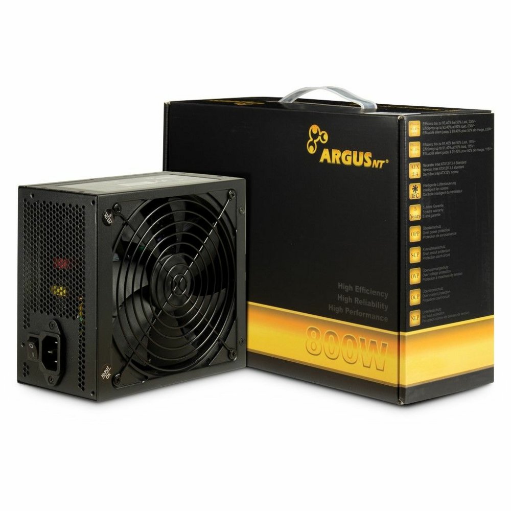Inter-Tech Argus GPS-800 | 800 Watt Gold ATX PSU | Power Supply | Voeding - Matmuis - Matmuis