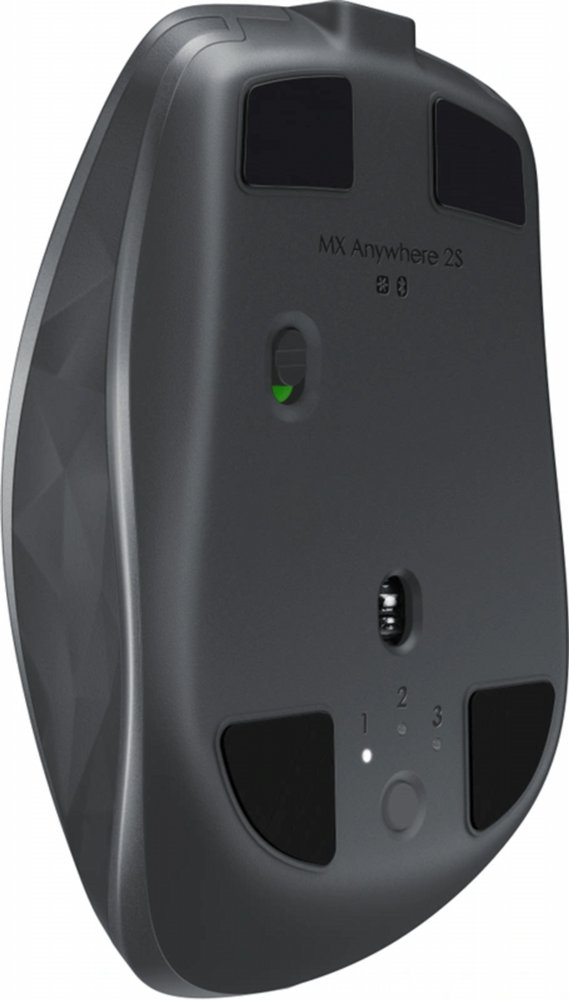 Logitech MX Anywhere 2S | Draadloze Muis | Rechtshandig | Bluetooth | 4000 DPI | Grafiet - Matmuis - Matmuis