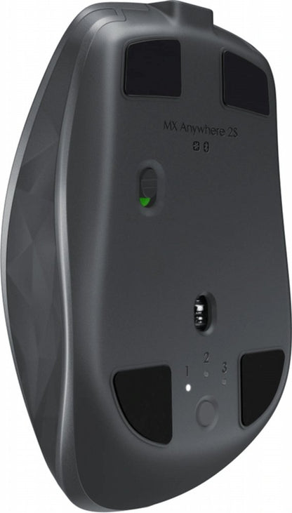 Logitech MX Anywhere 2S | Draadloze Muis | Rechtshandig | Bluetooth | 4000 DPI | Grafiet - Matmuis - Matmuis