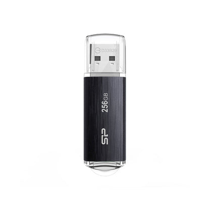 Silicon Power Blaze B02 | 256GB USB-A 3.2 Flash Drive | Zwart - Matmuis