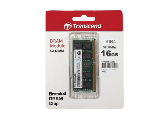 Transcend JetRam | 1x16GB DDR4 | 3200MHz | SODIMM | CL22 | Geheugenmodule | RAM - Matmuis - Matmuis