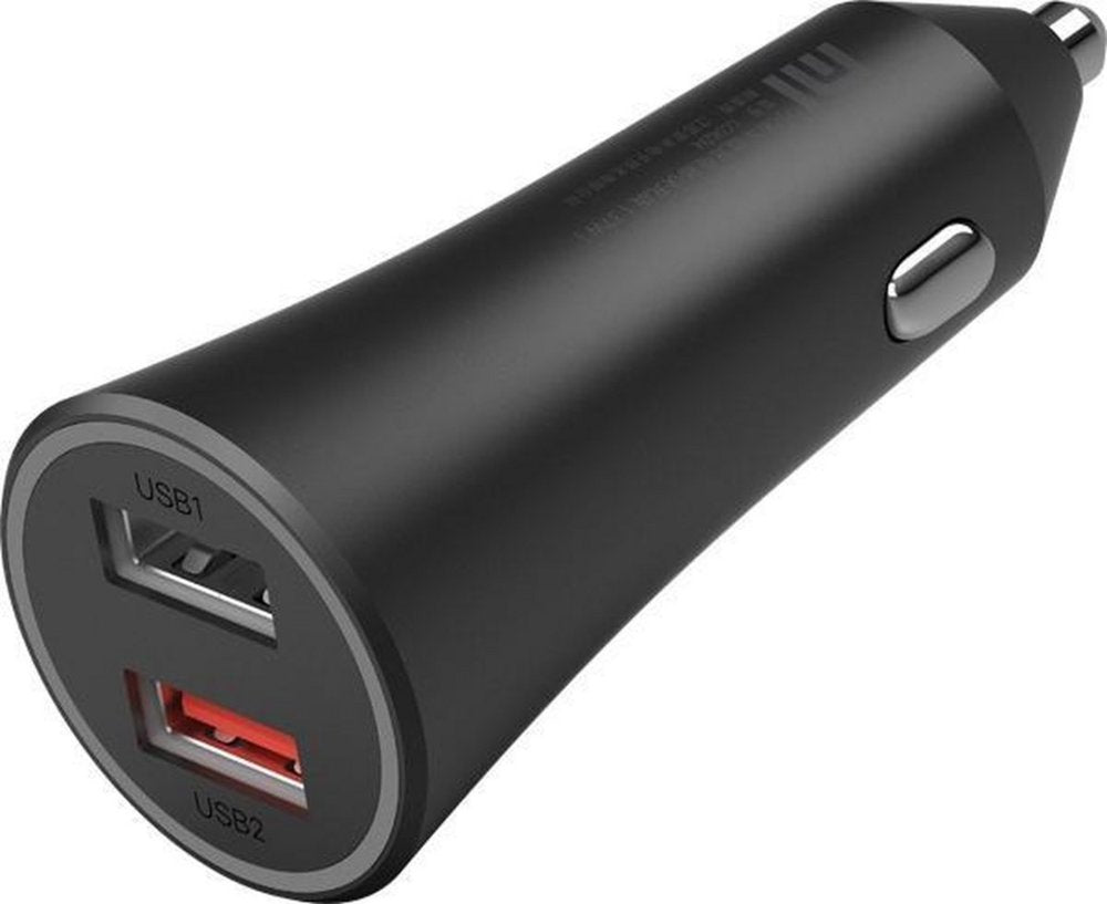 Xiaomi Mi 37W Dual-Port Autolader | USB-A + USB-C | 37W | Zwart