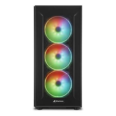 Sharkoon TG6M RGB | Midi Tower Behuizing | Zwart - Matmuis