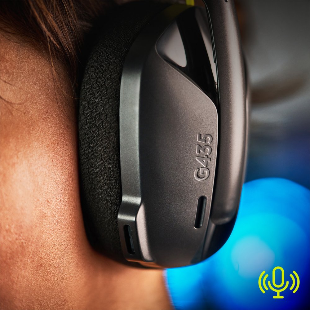 Logitech G435 Wireless Gaming Headset | Bluetooth & Lightspeed | Hoofdband | Zwart - Matmuis - Matmuis