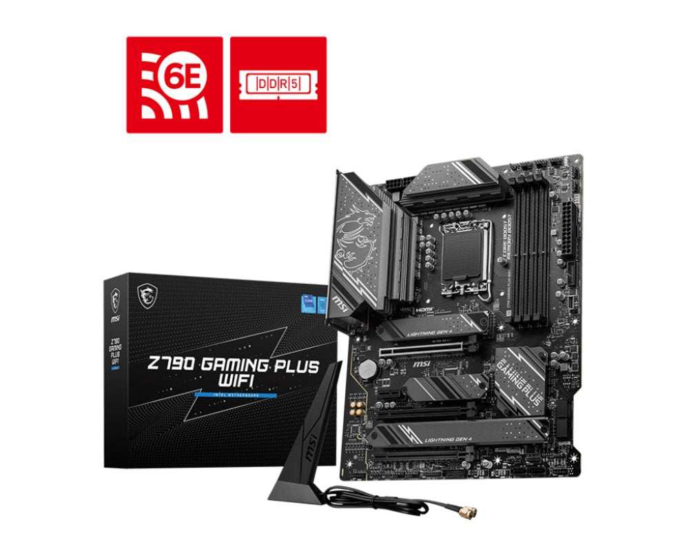 MSI Z790 GAMING PLUS WIFI | Socket LGA 1700 | Intel Z790 | 4xDDR5 | ATX | Moederbord - Matmuis - Matmuis