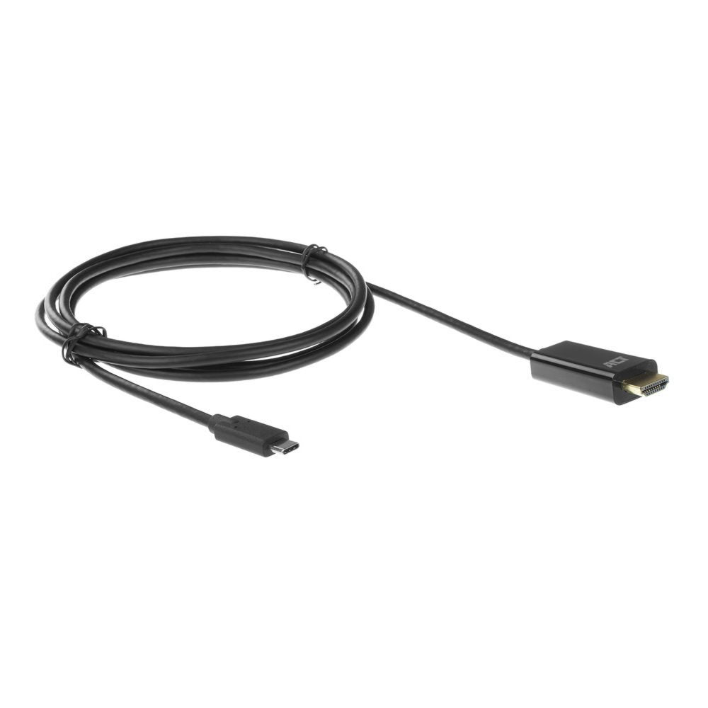 ACT AC7315 | USB-C naar HDMI Kabel | 2 m | Zwart - Matmuis - Matmuis