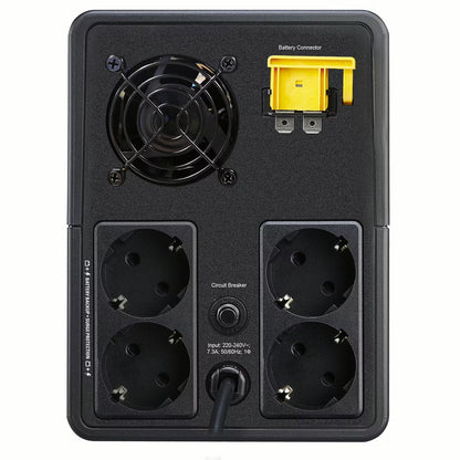 APC Back‑UPS BVX1600LI‑GR | 1600 VA (900 W) | 4× Schuko-stopcontacten | Line‑Interactive UPS | Noodstroomvoeding - Matmuis - Matmuis