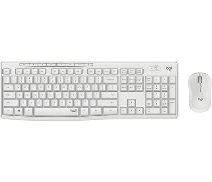 QWERTZ | Logitech MK295 Wit | Draadloze Muis en Toetsenbordcombo | QWERTZ - Matmuis