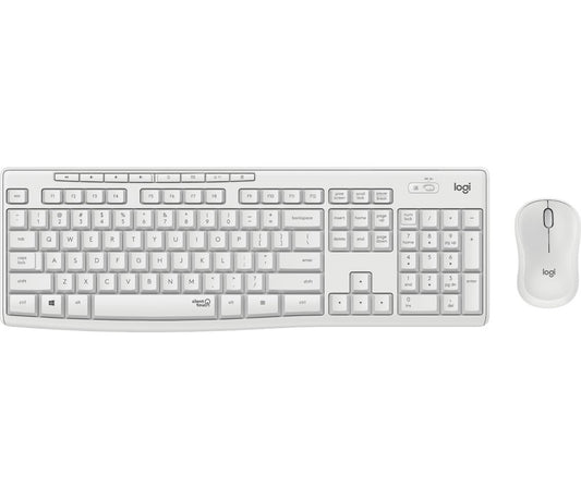 QWERTZ | Logitech MK295 Wit | Draadloze Muis en Toetsenbordcombo | QWERTZ - Matmuis