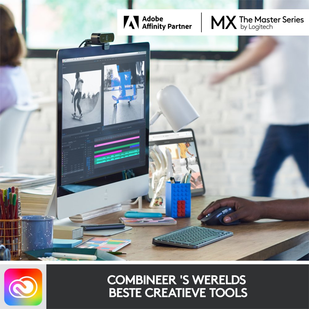 Logitech MX Keys Mini | Draadloos Verlicht Toetsenbord | QWERTY - Matmuis - Matmuis