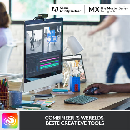 Logitech MX Keys Mini | Draadloos Verlicht Toetsenbord | QWERTY - Matmuis - Matmuis