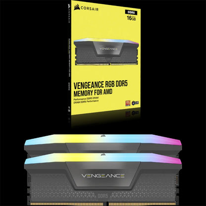 Corsair Vengeance RGB | 32GB 2x16GB DDR5 | 5200MHz | DIMM | CL40 | Geheugenmodule | RAM - Matmuis - Matmuis