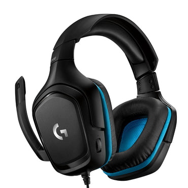 Logitech G432 | Bedrade Over-ear Gaming Headset 3.5mm Connector | 7.1 Surround | Zwart/Blauw - Matmuis - Matmuis