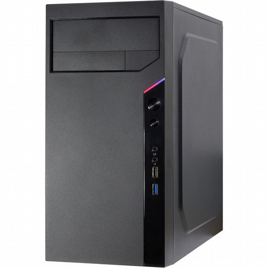 Inter-Tech IT-6505 Reto | Micro Tower Case | Zwart - Matmuis