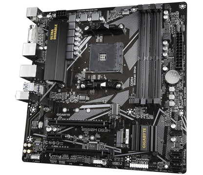 Gigabyte B550M DS3H | Socket AM4 | AMD B550 | 4xDDR4 | Micro-ATX | Moederbord - Matmuis - Matmuis