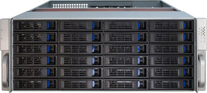 Inter-Tech 4U-4424 | Server Rack Case | Zwart/Zilver - Matmuis