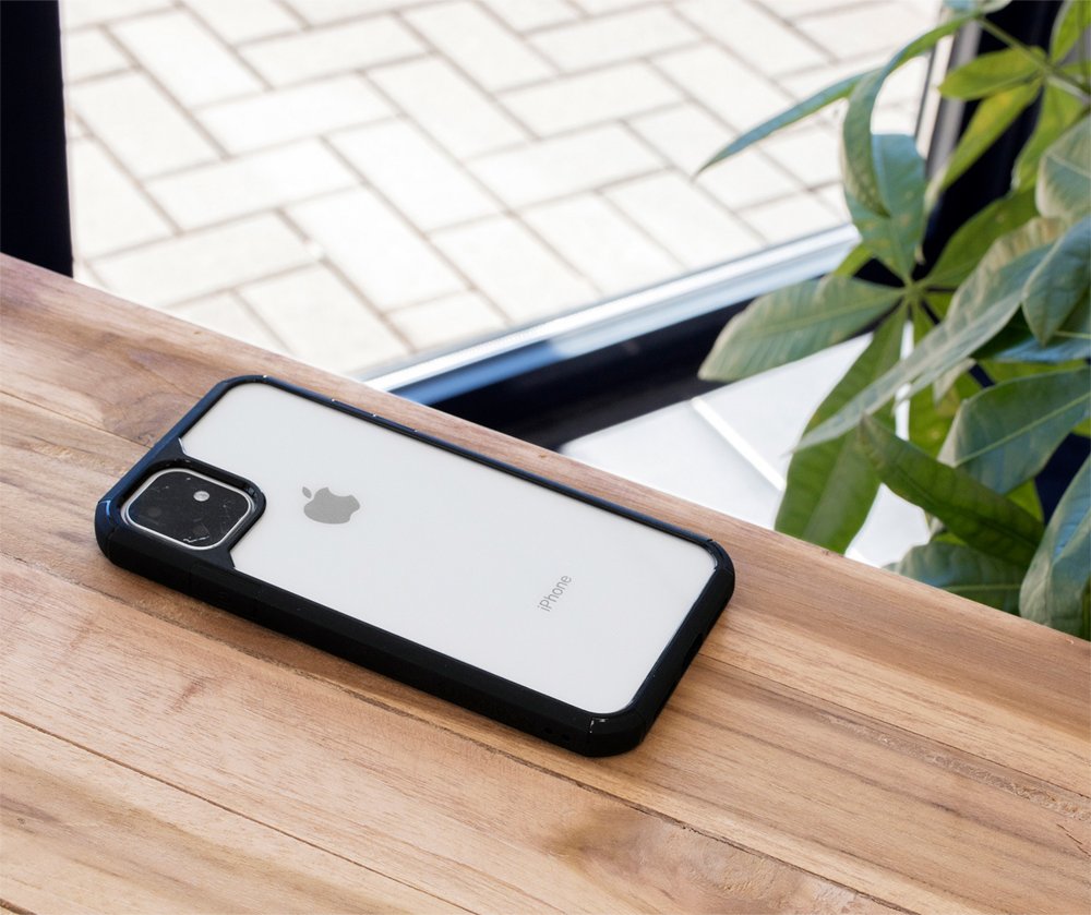 Mobiparts Rugged Clear Case | Samsung Galaxy A41 (2020) | Black