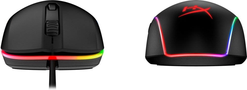 HyperX Pulsefire Surge | Bekabelde Gaming Muis | Rechtshandig | USB-A | 16000 DPI | Zwart - Matmuis - Matmuis