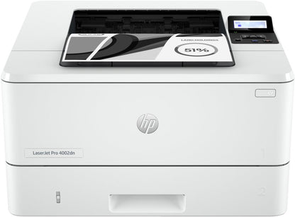 HP LaserJet Pro 4002dn | Zwart-wit Laserprinter | Dubbelzijdig printen | 40 ppm | Ethernet | Voor MKB | Compact & Energiezuinig - Matmuis - Matmuis