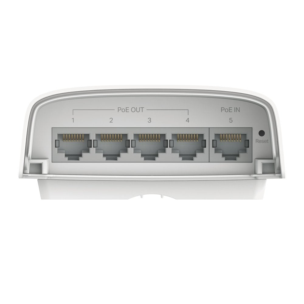 TP-Link Omada SG2005P-PD | 5-poorts Gigabit Managed Switch | 1 PoE++ In / 4 PoE+ Out | IP55 Outdoor | Cloudbeheer via Omada SDN