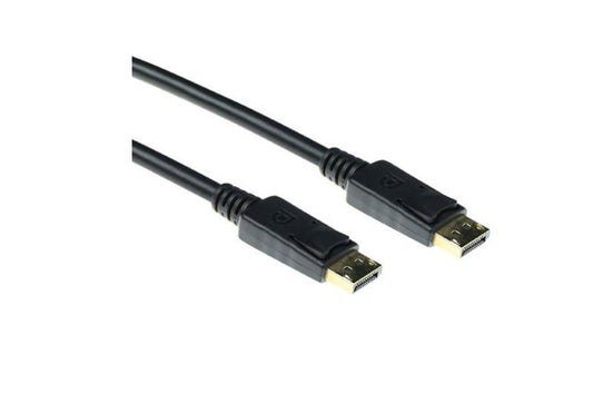 ACT AK3983 | DisplayPort 1.4 Kabel | 2,0m | Zwart | Power Pin 20 Niet Aangesloten - Matmuis - Matmuis