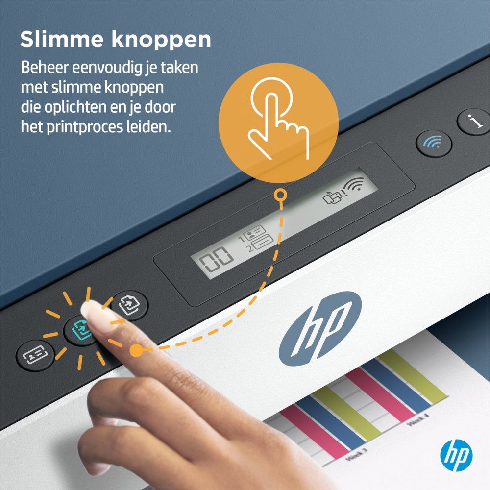 HP Smart Tank 7006 | All-in-One Inkjetprinter | 4800 x 1200 DPI | Wi-Fi | Kleur - Matmuis - Matmuis