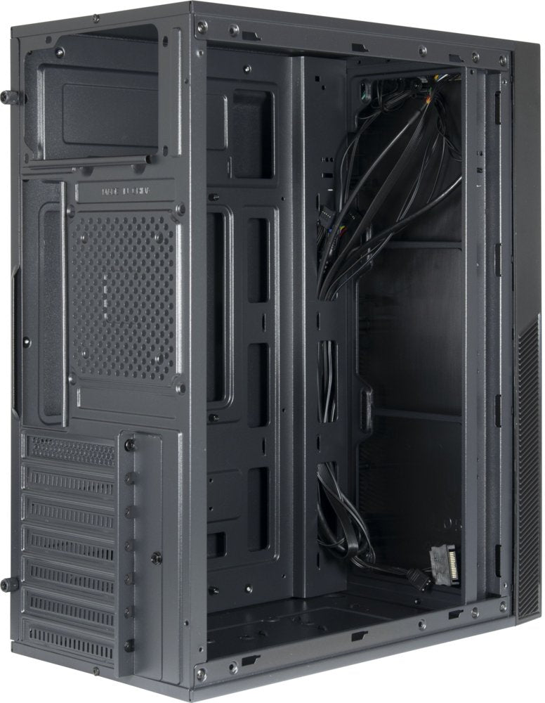 Inter-Tech A-303 Slant | Midi Tower | Zwart - Matmuis