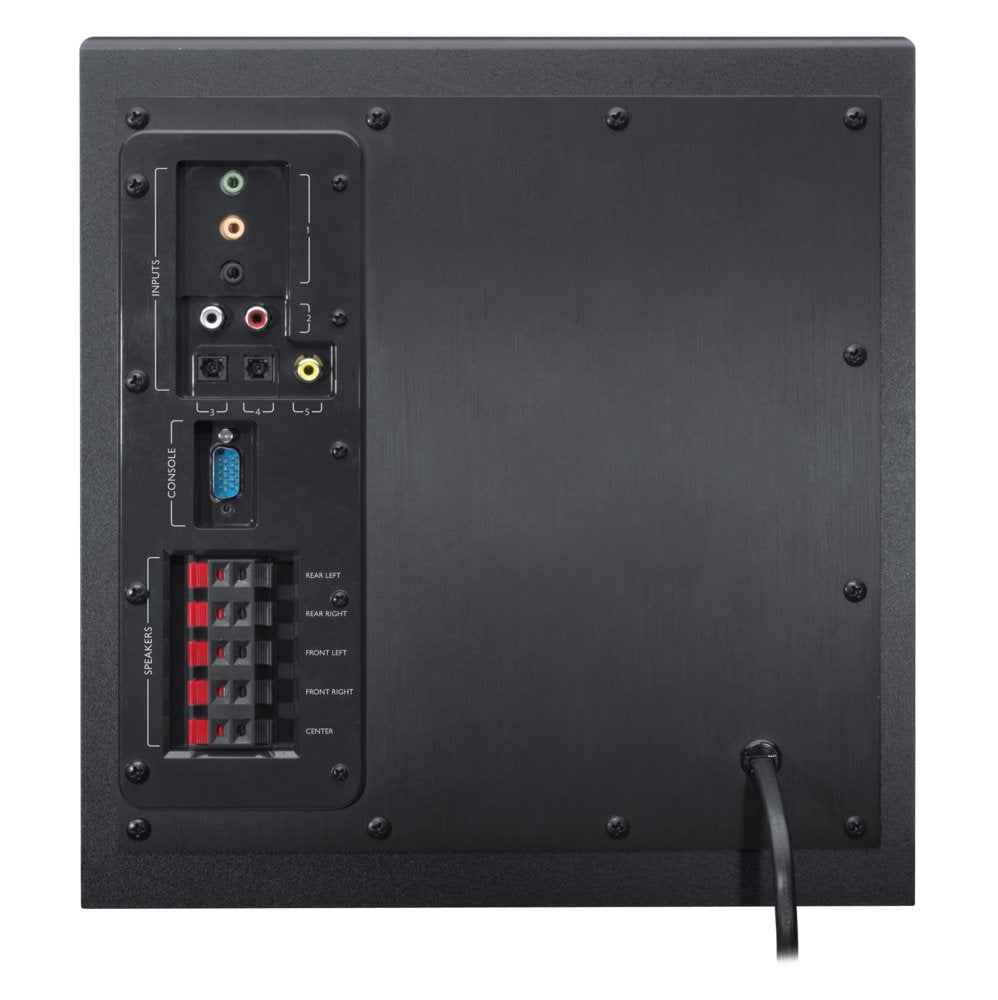 Logitech Z906 | 5.1 Surround Sound Speakerset | THX Gecertificeerd | 500W RMS | Digitale Decodering (Dolby Digital & DTS) - Matmuis