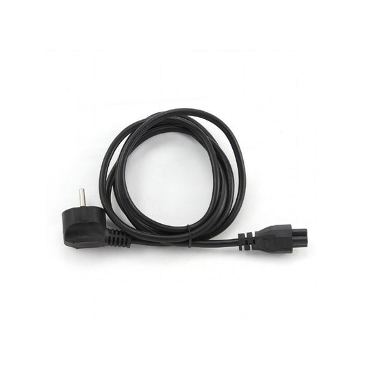New Kenic 3-Pin Mickey Mouse (C5) EU Powercord | 1.5 m | Zwart - Matmuis