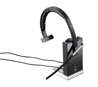 Logitech H820e | Draadloze Mono On-Ear Headset | Zwart - Matmuis - Matmuis