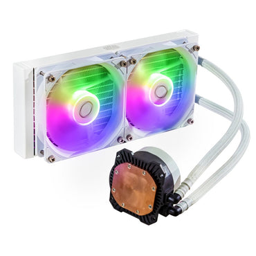 Cooler Master MasterLiquid 240L ARGB | White Edition | All-in-One CPU Waterkoeler - Matmuis