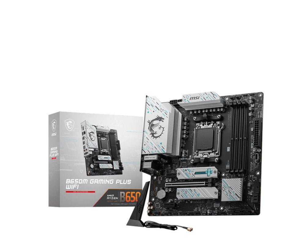 MSI B650M GAMING PLUS WIFI | Socket AM5 | AMD B650 | 4xDDR5 | Micro-ATX | Moederbord - Matmuis - Matmuis