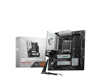 MSI B650M GAMING PLUS WIFI | Socket AM5 | AMD B650 | 4xDDR5 | Micro-ATX | Moederbord - Matmuis - Matmuis