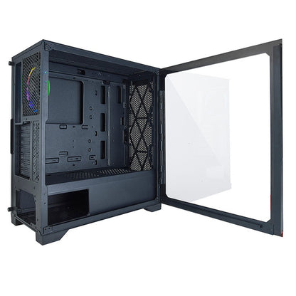 Azza Hive 450 RGB | Midi Tower Case | Zwart - Matmuis